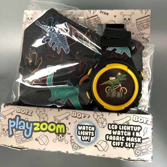 Kids Playzoom L D Light Up Watch & Re-Useable Mask - Picture 3 of 8
